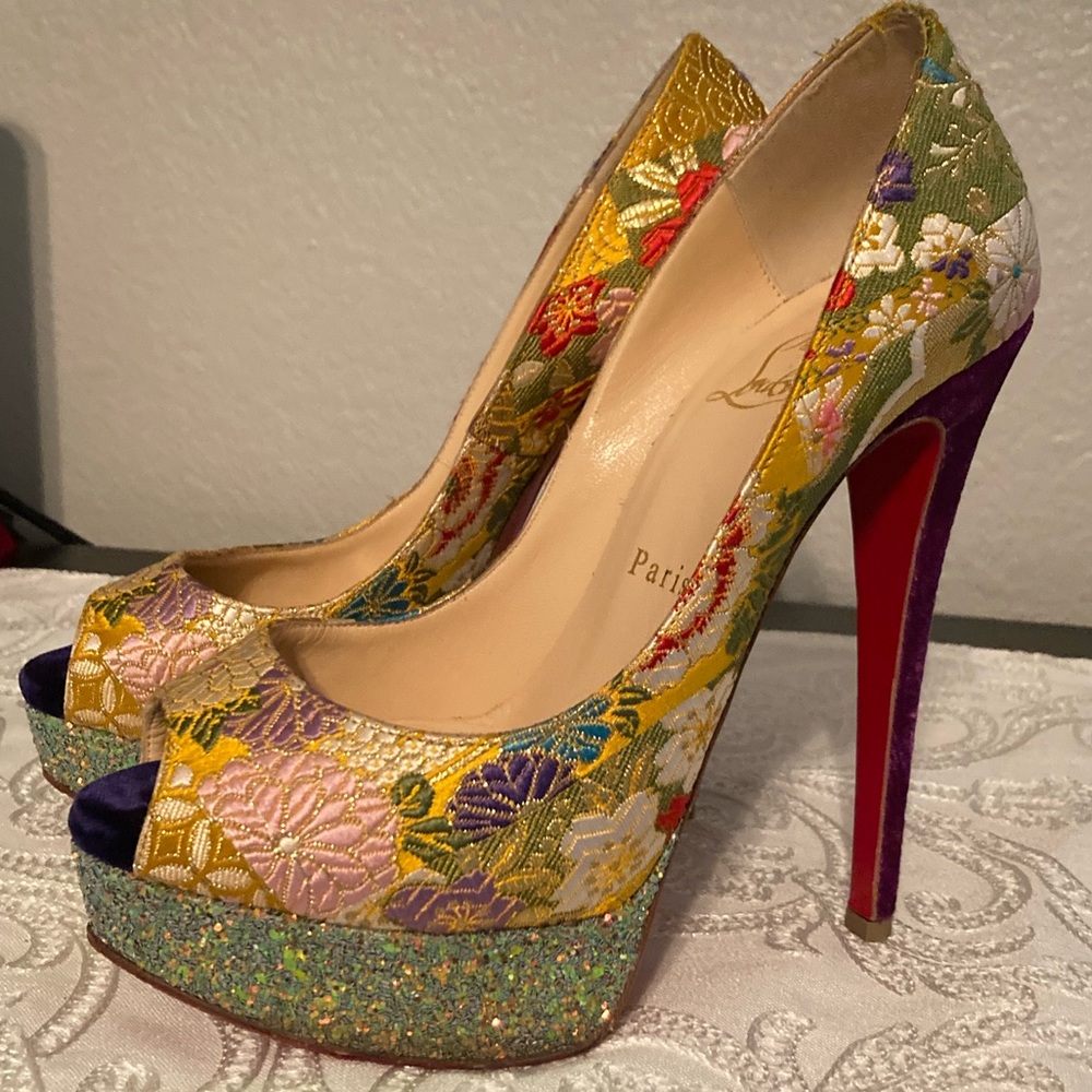 Christian Louboutin 150 Lady Peep Dragonfly